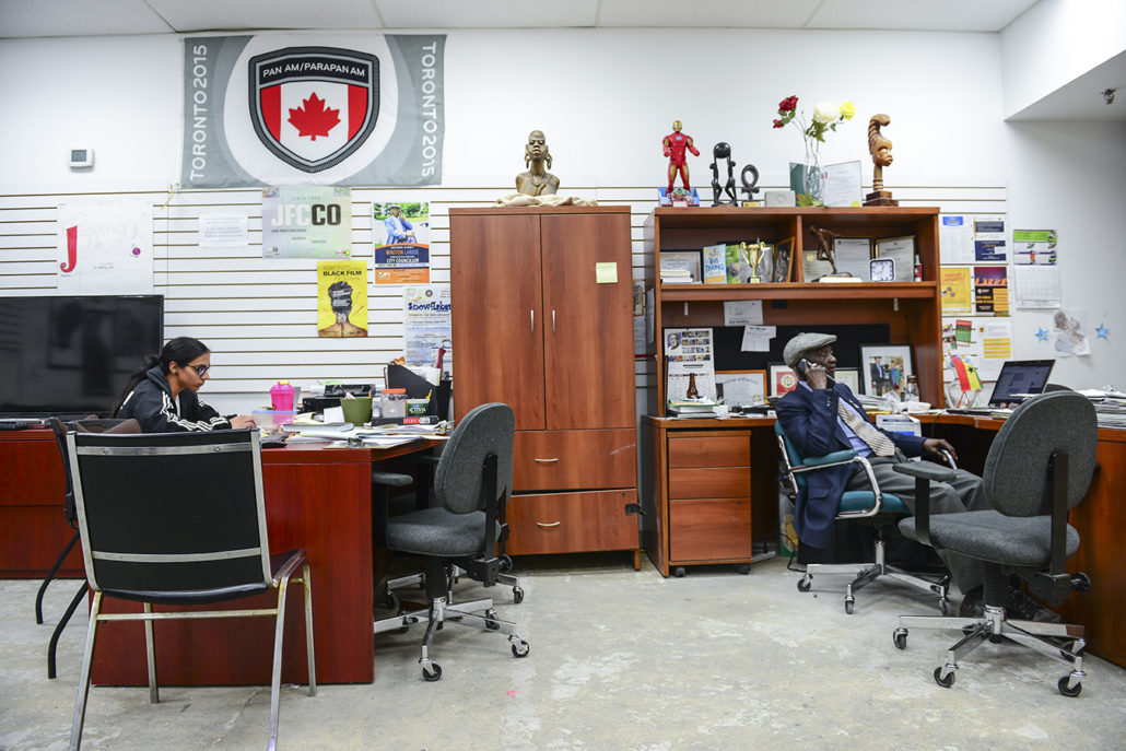 Image of Winston LaRose sitting in an office