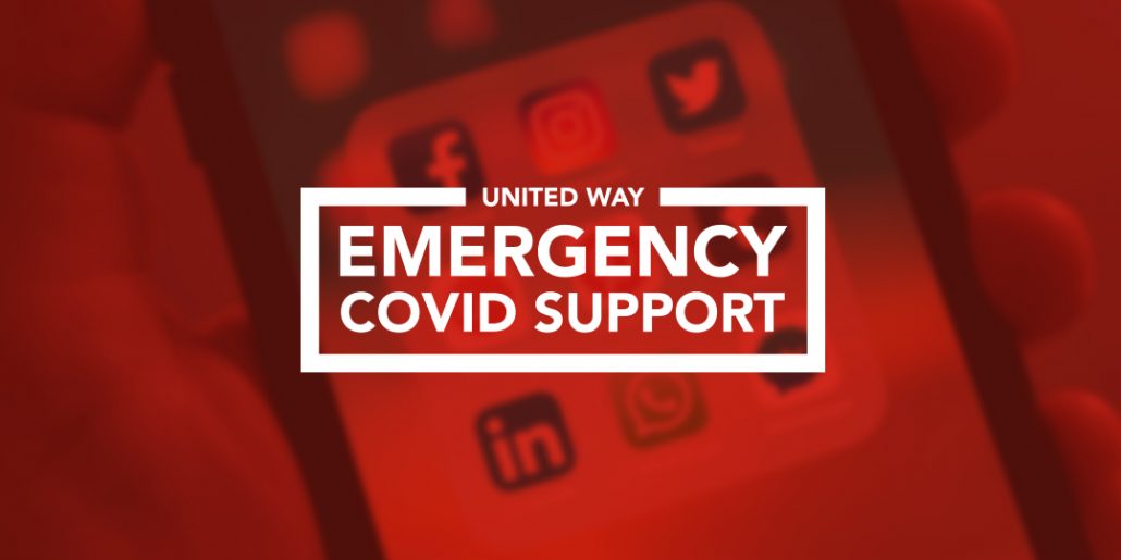 United Way Emergency COVID support banner