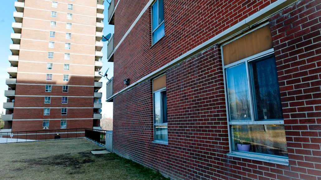 Two aging high-rises in the GTA