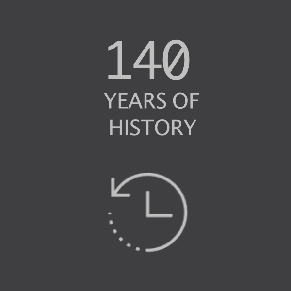 140 years of history