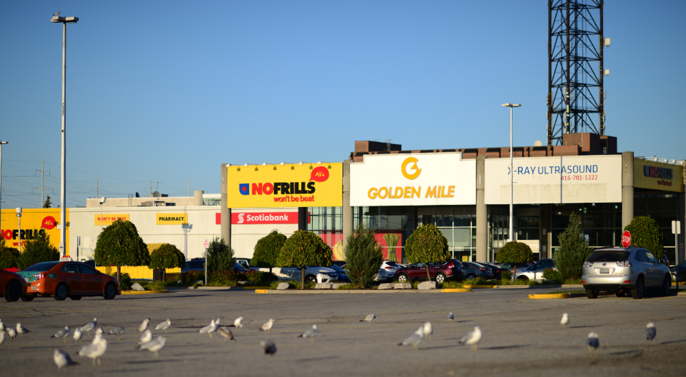 Photo of the present Golden Mile Plaza