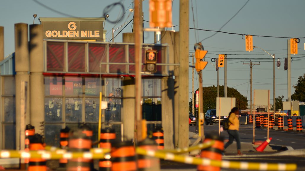 Photo of urban construction in the Golden Mile Neighbourhood