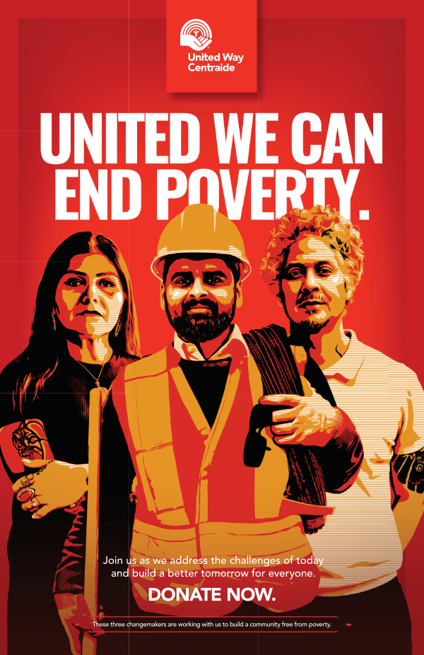 United We Can End Poverty Poster National logo.
