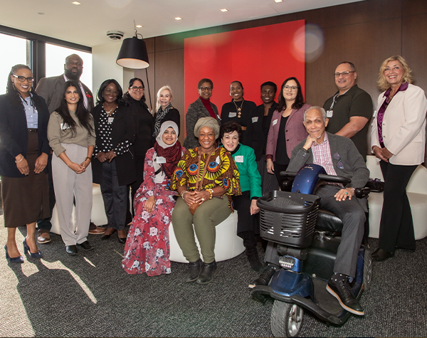 Representatives from United Way’s 14 new anchor agencies serving equity-deserving communities and neighbourhoods in Peel and York.