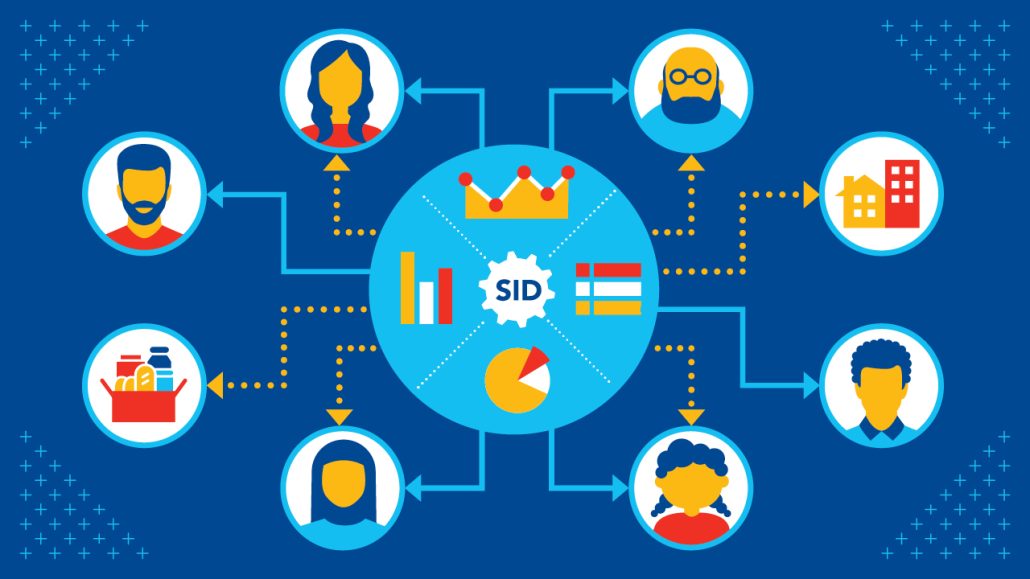 Illustration of people and how they connect to SID