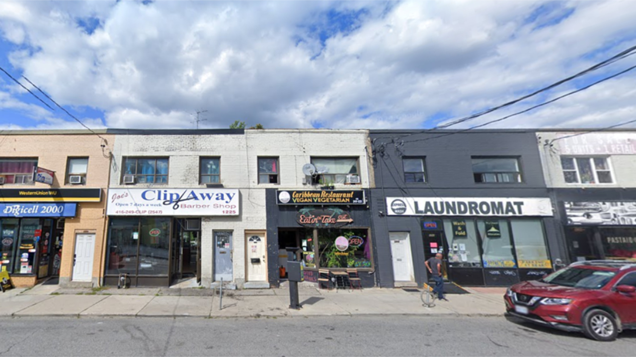 View of a street in Weston-Mount Dennis