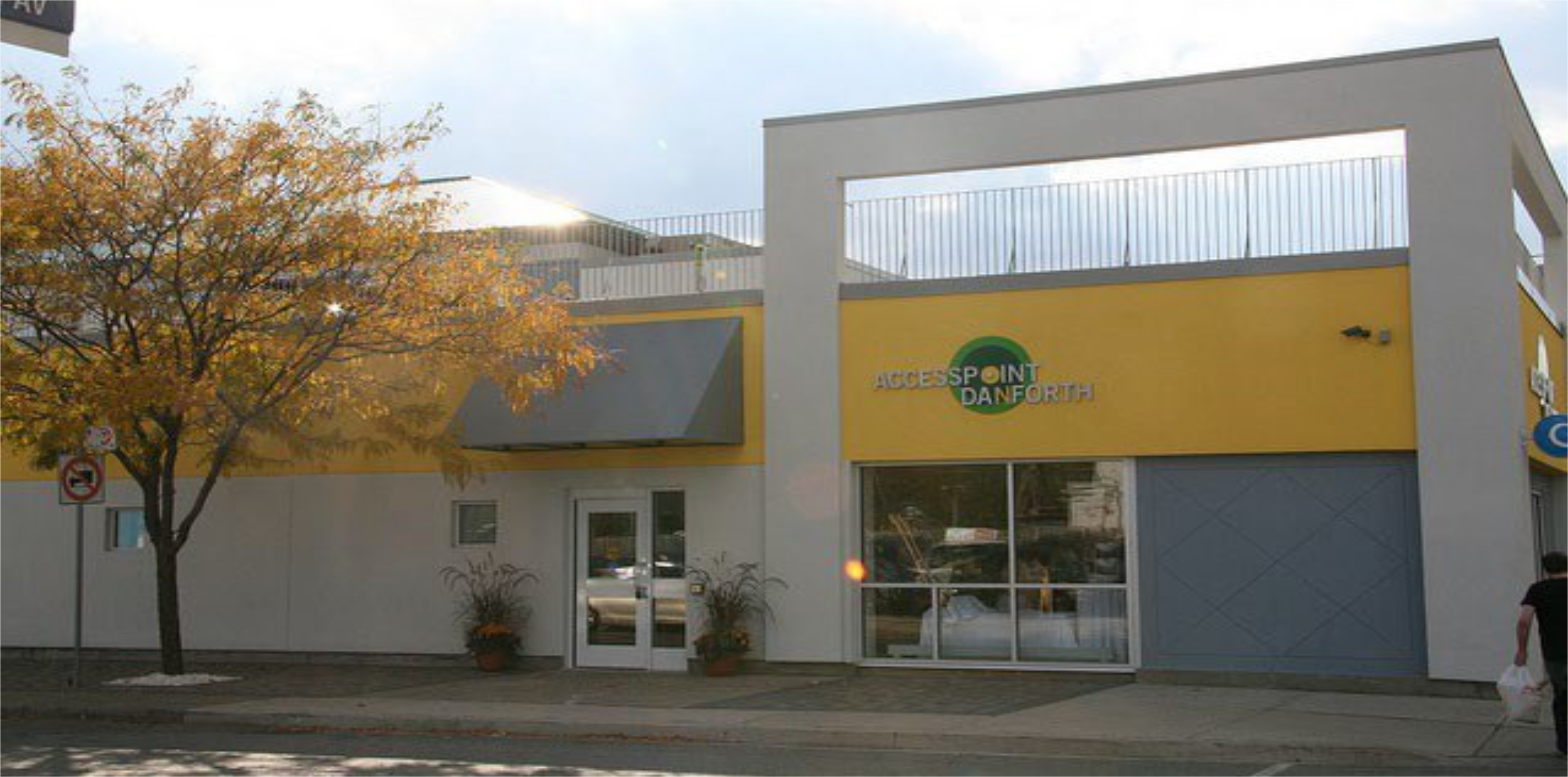 AccessPoint on Danforth Hub exterior